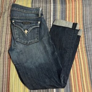 HUDSON size 29 cropped jeans